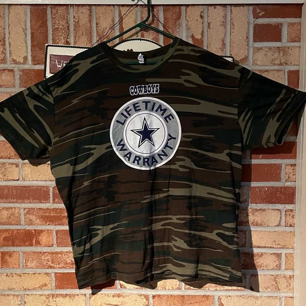 Code Five Dallas Cowboys camo graphic t shirt 3XL